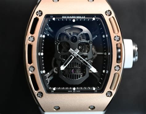 richard mille skull gold|Richard Mille 052 tourbillon skull.